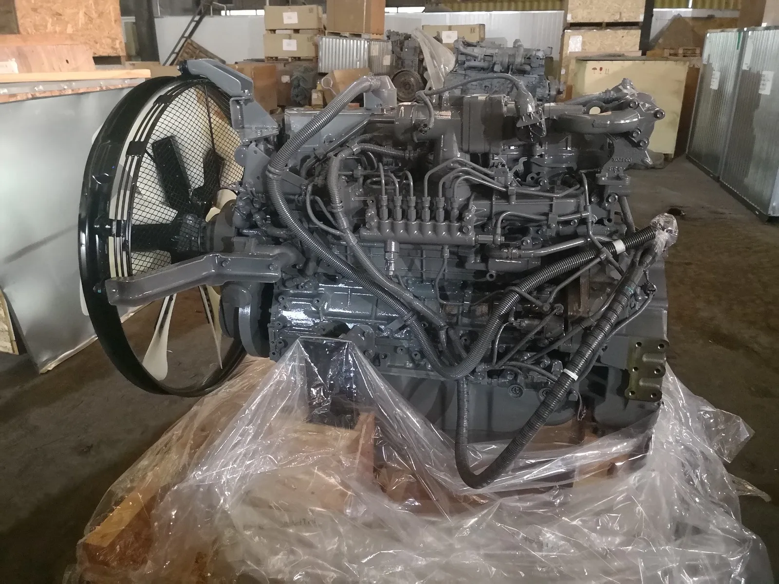 Двигатель Isuzu 6HK1 в сборе с навесным оборудованием