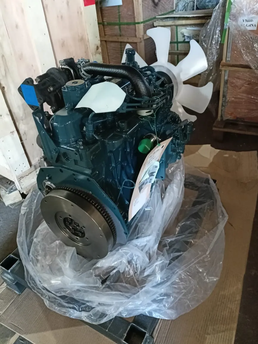 Двигатель Kubota V1505-T в сборе с навесным оборудованием