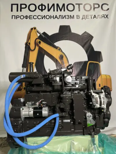 Двигатель Komatsu SAA6D114E-3 в сборе с навесным оборудованием