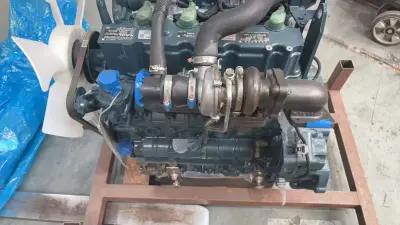 Двигатель Kubota V2607-T в сборе с навесным оборудованием — фото 3