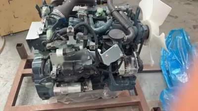 Двигатель Kubota V2607-T в сборе с навесным оборудованием — фото 4