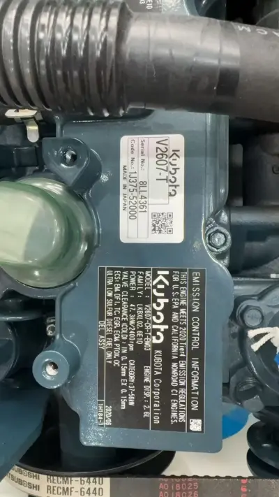 Двигатель Kubota V2607-T в сборе с навесным оборудованием — фото 6