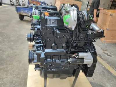 Двигатель Yanmar 4TNV98T в сборе с навесным — фото 4