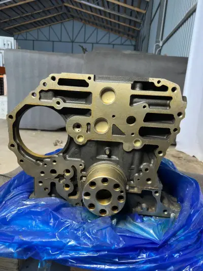 Двигатель Isuzu 4HG1T блок цилиндров в сборе — фото 4