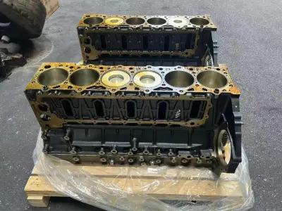 Двигатель Isuzu 6HK1 блок цилиндров в сборе — фото 3